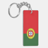 Vlag van Portugal Sleutelhanger (Voorkant Links)