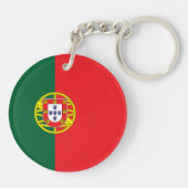 Vlag van Portugal Sleutelhanger (Achterkant)