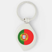 Vlag van Portugal Sleutelhanger (Voorkant)