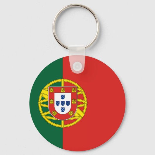 Vlag van Portugal Sleutelhanger (Voorkant)