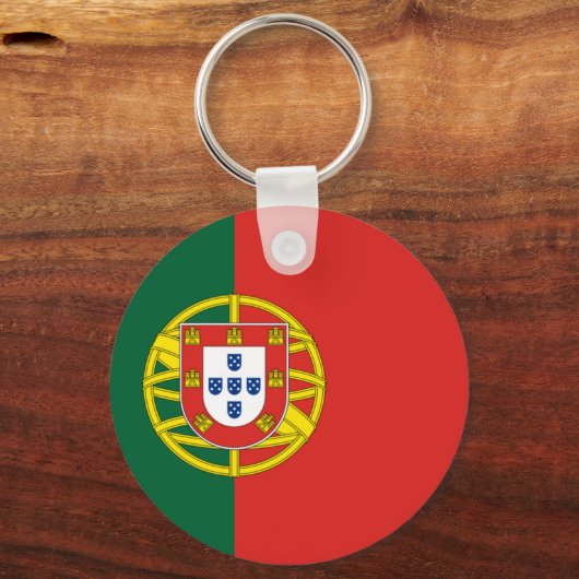 Vlag van Portugal Sleutelhanger (Voorkant)