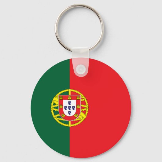 Vlag van Portugal Sleutelhanger (Voorkant)
