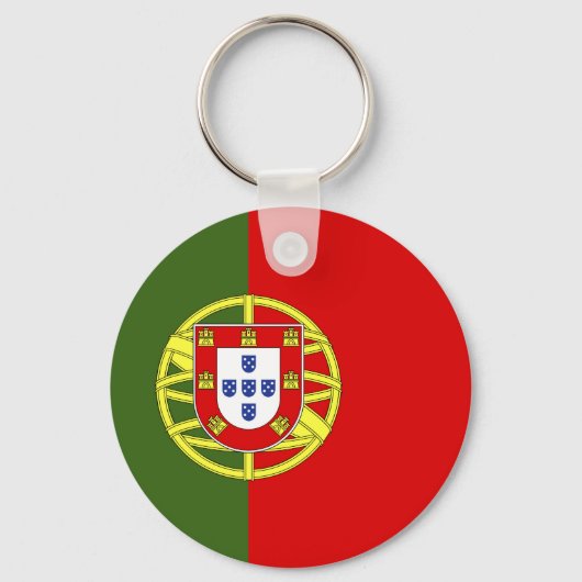 Vlag van Portugal Sleutelhanger (Voorkant)