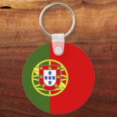 Vlag van Portugal Sleutelhanger (Voorkant)