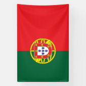 Vlag van Portugal Spandoek (Verticaal)