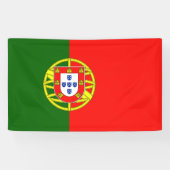 Vlag van Portugal Spandoek (Horizontaal)