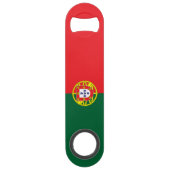 Vlag van Portugal Speed Flessenopener (Voorkant)