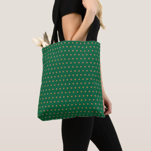 Vlag van Portugal stippelpatroon Tote Bag