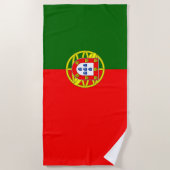 Vlag van Portugal Strandlaken (Voorkant)