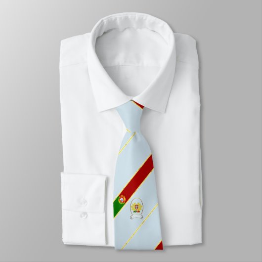 vlag van Portugal Stropdas (Gebonden)