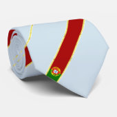 vlag van Portugal Stropdas (Opgerold)