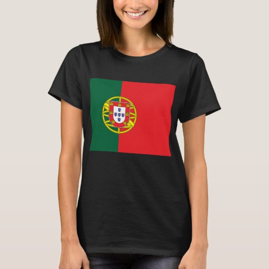 Vlag van Portugal T-shirt (Voorkant)