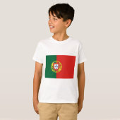 Vlag van Portugal T-shirt (Voorkant volledig)
