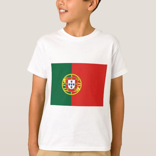 Vlag van Portugal T-shirt (Voorkant)