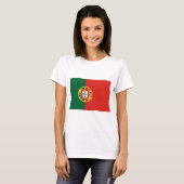 Vlag van Portugal T-shirt (Voorkant volledig)