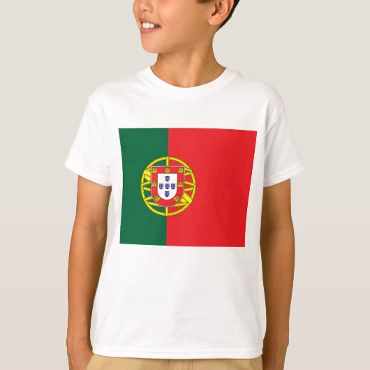 Vlag van Portugal T-shirt (Voorkant)