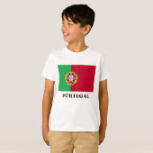 Vlag van Portugal T-shirt (Voorkant volledig)