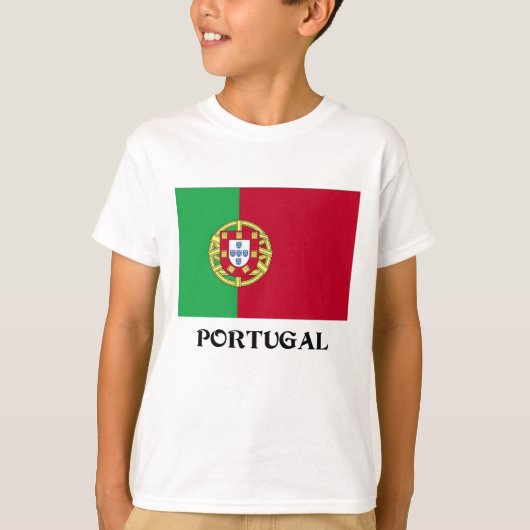 Vlag van Portugal T-shirt (Voorkant)
