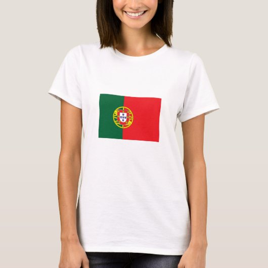 Vlag van Portugal T-shirt (Voorkant)