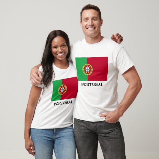 Vlag van Portugal T-shirt (Unisex)