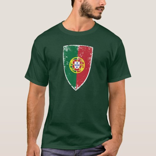 Vlag van Portugal T-shirt (Voorkant)