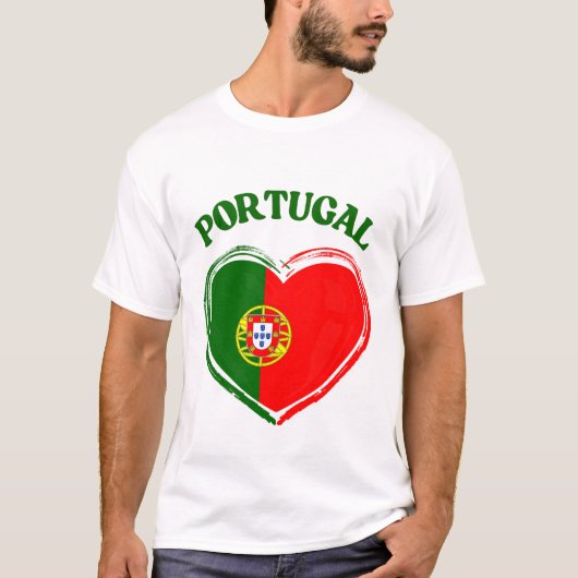 Vlag van Portugal T-shirt (Voorkant)
