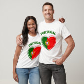 Vlag van Portugal T-shirt (Unisex)