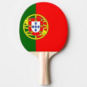 Vlag van Portugal Tafeltennisbatje