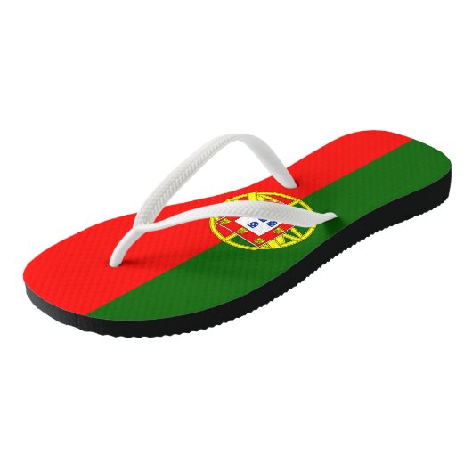 Vlag van Portugal Teenslippers (Schuin)