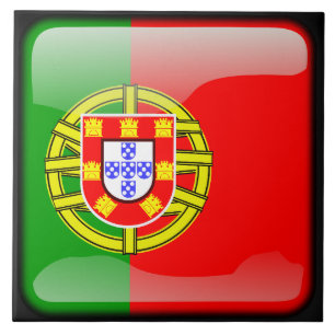 Vlag van Portugal Tegeltje