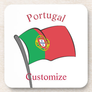 Vlag van Portugal Thunder_Cove Bier Onderzetter