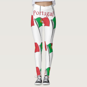 Vlag van Portugal Thunder_Cove Leggings