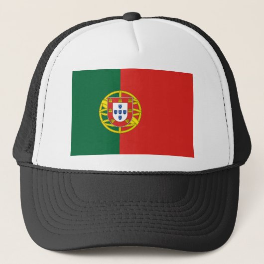 Vlag van Portugal Trucker Pet (Voorkant)