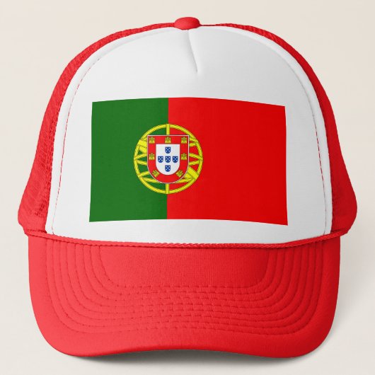 Vlag van Portugal Trucker Pet (Voorkant)