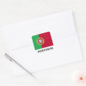 Vlag van Portugal Vierkante Sticker (Envelop)