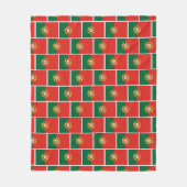 VLAG VAN PORTUGAL VLUCHTBlanket Fleece Deken (Voorkant)