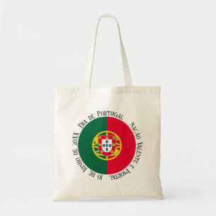 Vlag van Portugal voor de feestdag in Portugal Tote Bag