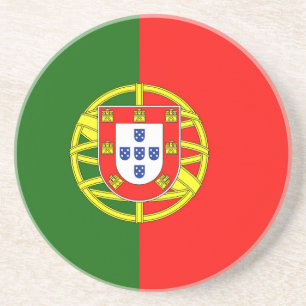 Vlag van Portugal Zandsteen Onderzetter