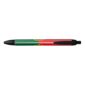 Vlag van Portugal Zwarte Inkt Pen (Achterkant)