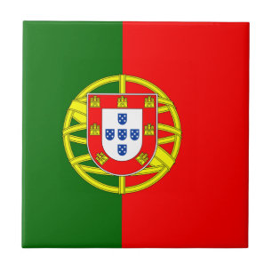 Vlag van Portugese keramische tegel Tegeltje