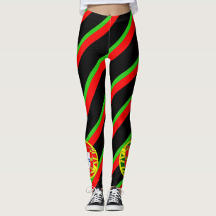vlag van Portugese strepen Leggings