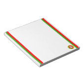 vlag van Portugese strepen Notitieblok (Schuin)