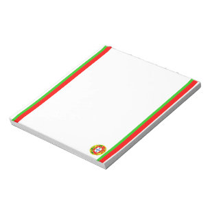vlag van Portugese strepen Notitieblok