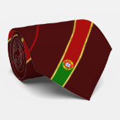 vlag van Portugese strepen Stropdas (Opgerold)