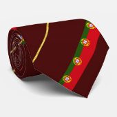 vlag van Portugese strepen Stropdas (Opgerold)