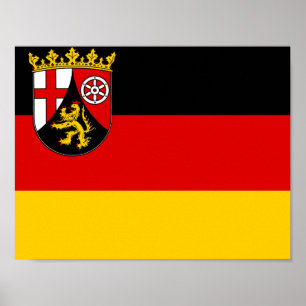 Vlag van Poster Rijnland-Palts