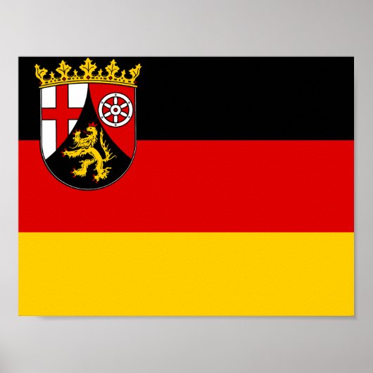 Vlag van Poster Rijnland-Palts (Voorkant)