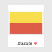 Vlag van Praag, Tsjechië Sticker (Vel)