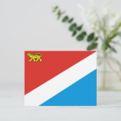 Vlag van Primorsky krai Briefkaart (Staand voorkant)