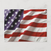 Vlag van Proud en Patriotic USA Briefkaart (Voorkant)